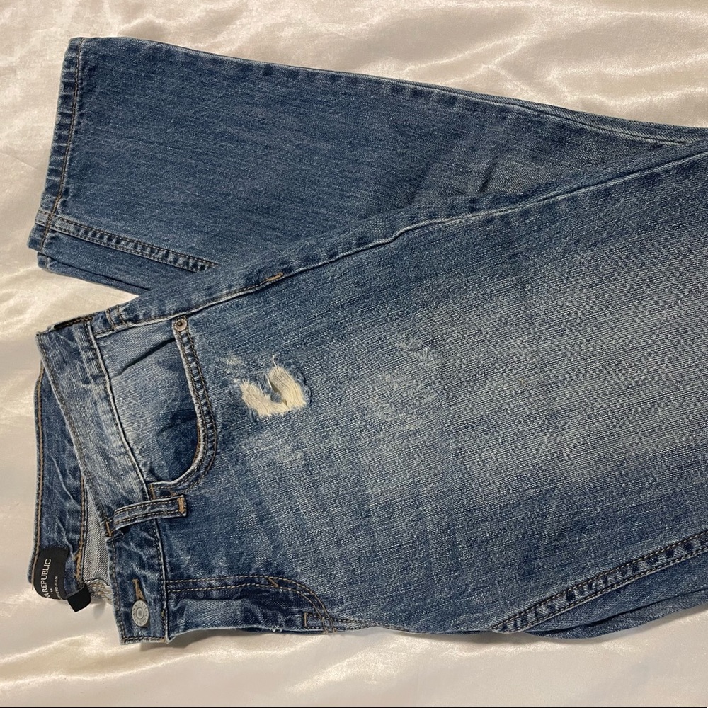 Banana republic mid rise boyfriend jeans